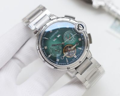 Cartier 316L Steel Automatic Movement 44*12MM Men's Wrsit Watch